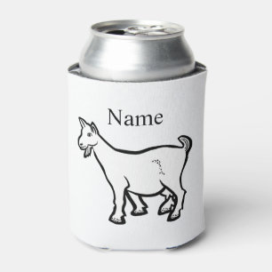 Goat Animal Thunder_Cove Can Cooler