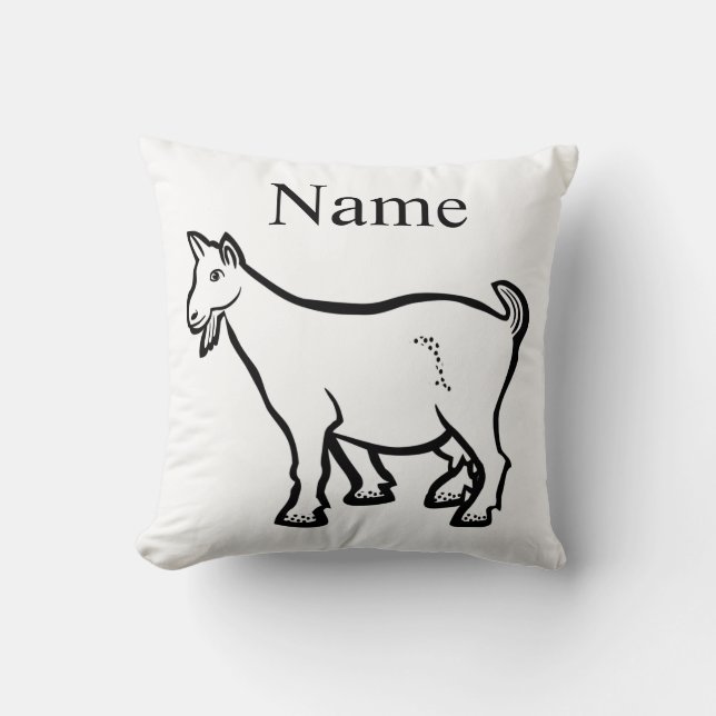 Goat Animal Thunder_Cove  Cushion (Front)