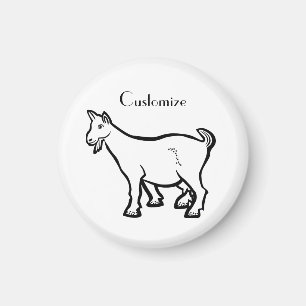 Goat Animal Thunder_Cove  Magnet