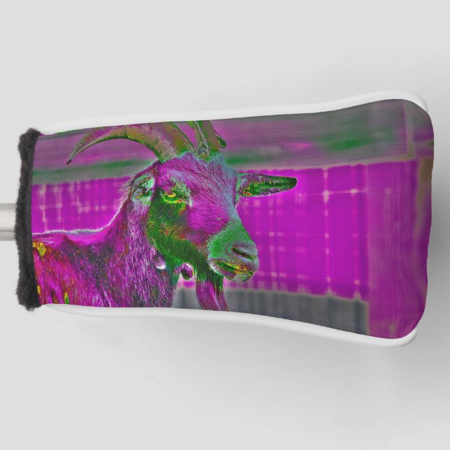 Goat Art Golf Head Cover (Front)