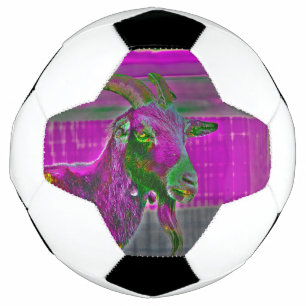 Goat Art Soccer Ball