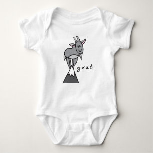 Goat Baby Bodysuit or One-Piece
