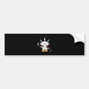 Goat Baphomet Halloween Gift Bumper Sticker