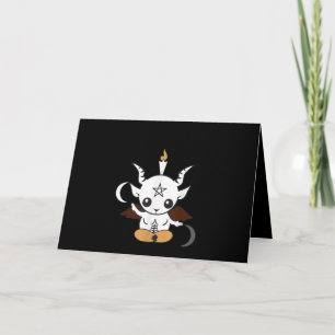 Goat Baphomet Halloween Gift Card