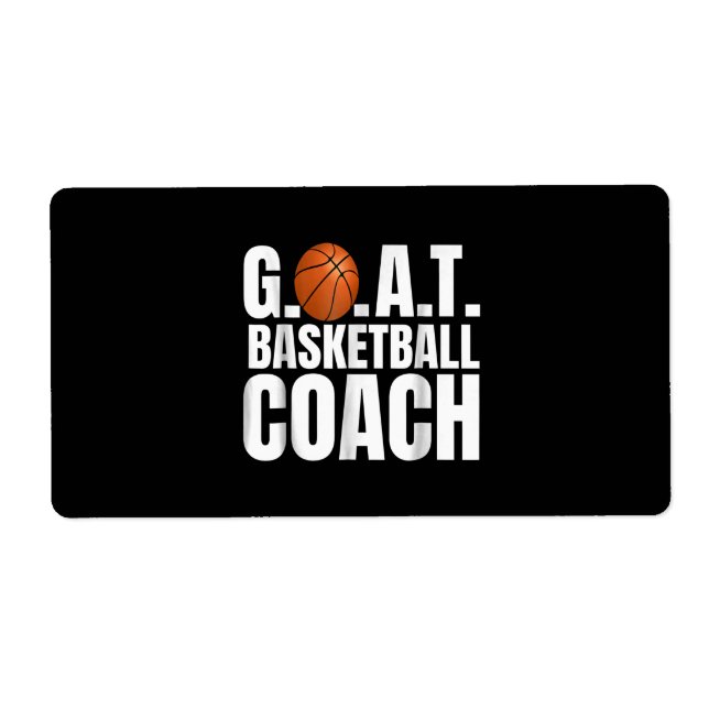 Goat Basketball Coach Gift (Front)
