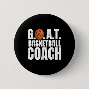 Goat Basketball Coach Gift 6 Cm Round Badge
