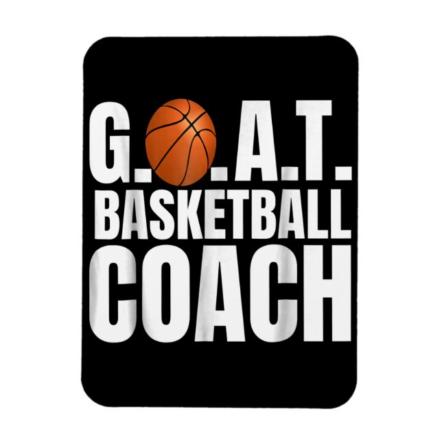 Goat Basketball Coach Gift Magnet (Vertical)