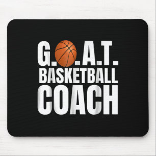 Goat Basketball Coach Gift Mouse Pad