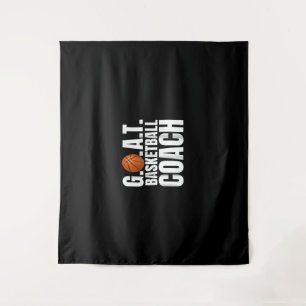 Goat Basketball Coach Gift Tapestry