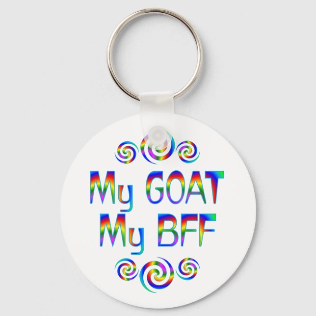 Goat BFF Key Ring (Front)