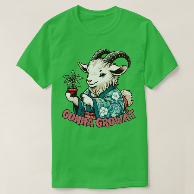 Goat botanist T-Shirt (Design Front)