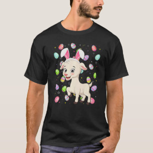 Goat Bunny Easter Egg  Funny Goat Easter Sunday T-Shirt