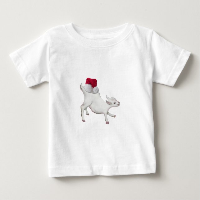 Goat-Christmas-Baby's First 2010 Baby T-Shirt (Front)