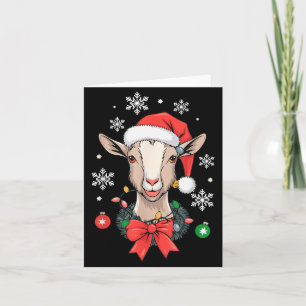 Goat Christmas  Card