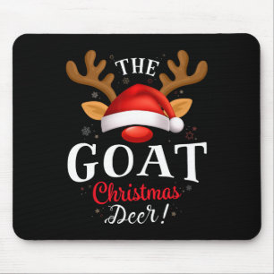Goat Christmas Deer Pjs Xmas Family Matching Mouse Pad