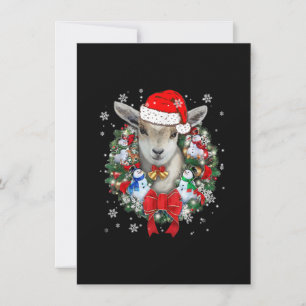 Goat Christmas Ornament Decoration Gift Xmas Gift Invitation