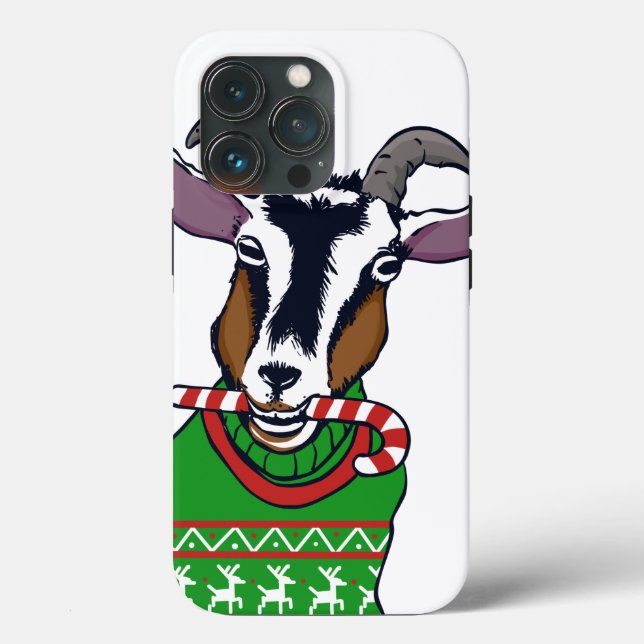 Goat Christmas Sweater Case-Mate iPhone Case (Back)