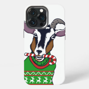 Goat Christmas Sweater iPhone 13 Pro Case