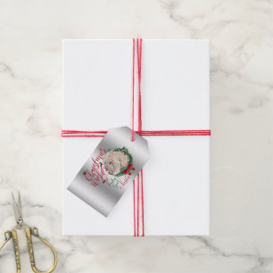 GOAT Christmas Wishes Baby Goat Kisses Angora Gift Tags