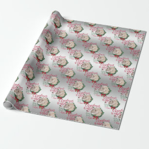 GOAT   Christmas Wishes Baby Goat Kisses Angora Wrapping Paper