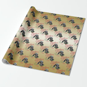 GOAT   Christmas Wishes Baby Goat Kisses Nubian 2 Wrapping Paper