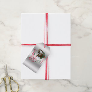 GOAT Christmas Wishes Baby Goat Kisses Nubian 3 Gift Tags