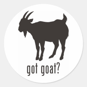 Goat Classic Round Sticker