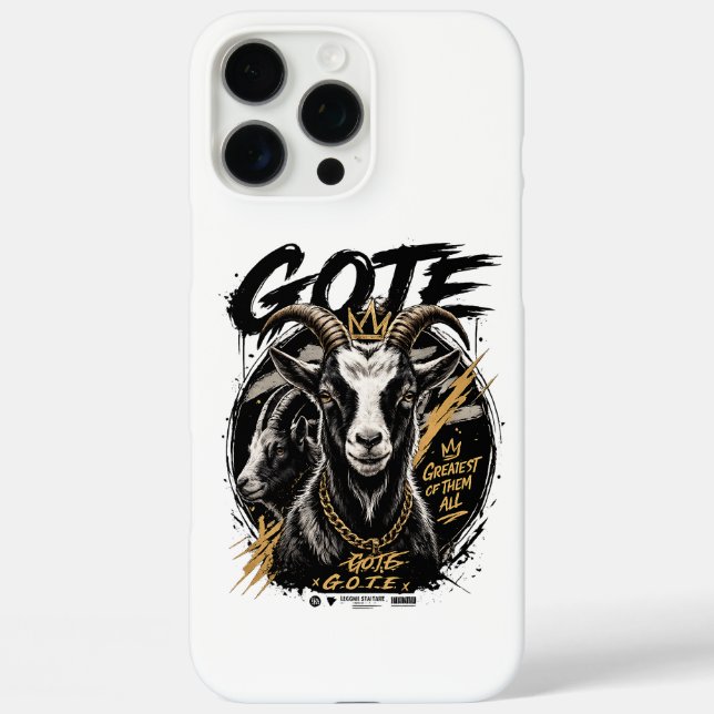GOAT Crown Luxury Phone Case Design (Back)