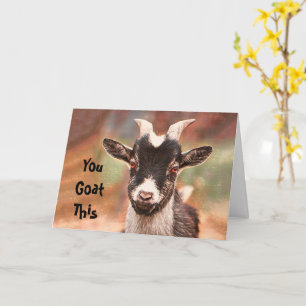 Goat Cute Funny Country Barnyard Card