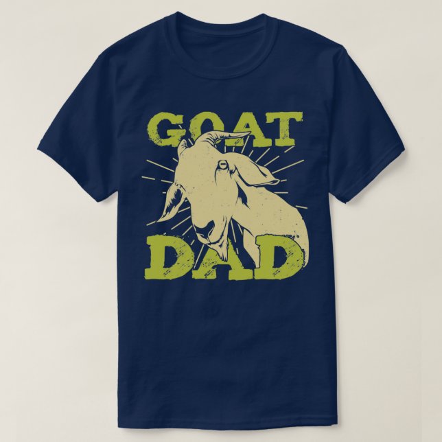 Goat Dad Farming Farmer Gift  T-Shirt (Design Front)