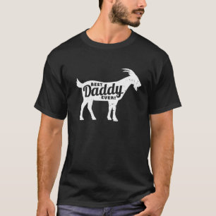 Goat Daddy Dad Farm Lover Fathers Day Gift Men T-Shirt