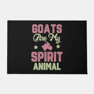 Goat design doormat