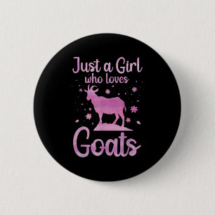 Goat Design For Women Girls Pygmy Goat Farmer Goat 6 Cm Round Badge
