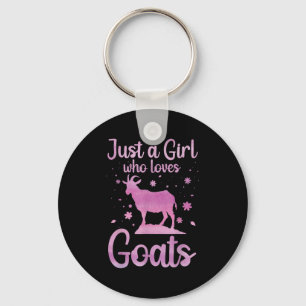 Goat Design For Women Girls Pygmy Goat Farmer Goat Key Ring