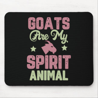 Goat design mouse pad