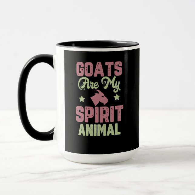 Goat design mug (Left)