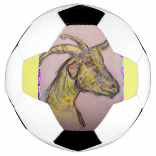 goat drawing soccer ball