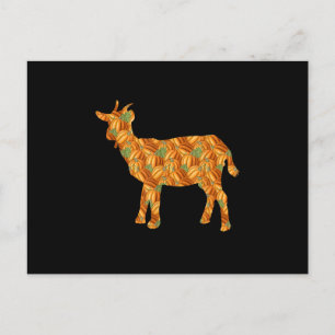 Goat Easy Halloween Costume Gift Holiday Postcard