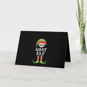 Goat Elf Matching Christmas Group Party Family Card