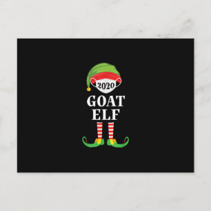 Goat Elf Matching Christmas Group Party Family Invitation Postcard