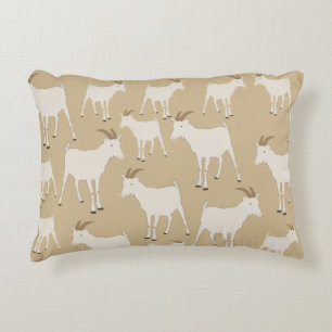 Goat Farm Animal Pattern Decorative Cushion