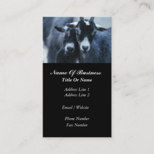 Goat Farmer Business Card