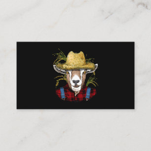 Goat Farmer Farmer Goat Farm Animal Lover 93 Business Card