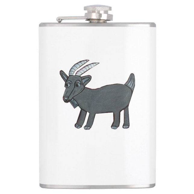 Goat Flask (8oz) (Front)