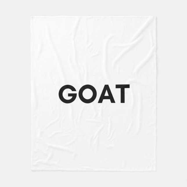 goat fleece blanket (Front)