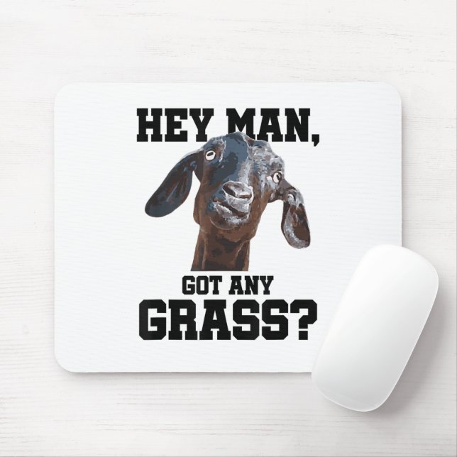 Goat for Goat Lovers Farm Apparel Meme Pun Funny G Mouse Pad (With Mouse)