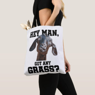 Goat for Goat Lovers Farm Apparel Meme Pun Funny G Tote Bag