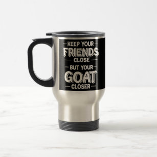 Goat For Goat Lovers on Farm Men Youth Women Lamb Travel Mug