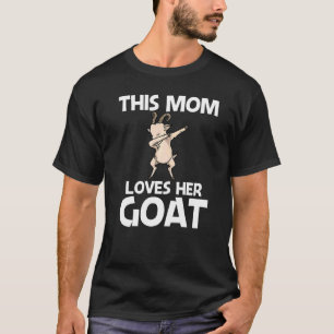 Goat For Mum Mama Dabbing Sheep Grass Farm Animal T-Shirt
