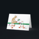 Goat, Geese & Wine Card<br><div class="desc">These guys make a wonderful note card. You could purchase it blank or add a greeting inside.
The goat and geese are simply too great.</div>